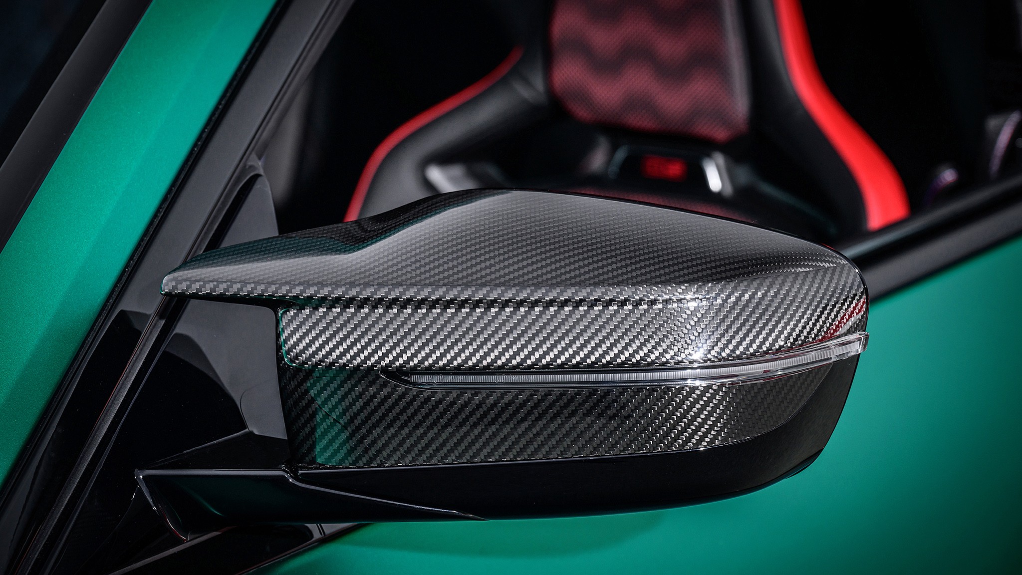 3 2025 BMW M4 CS first drive side view mirror