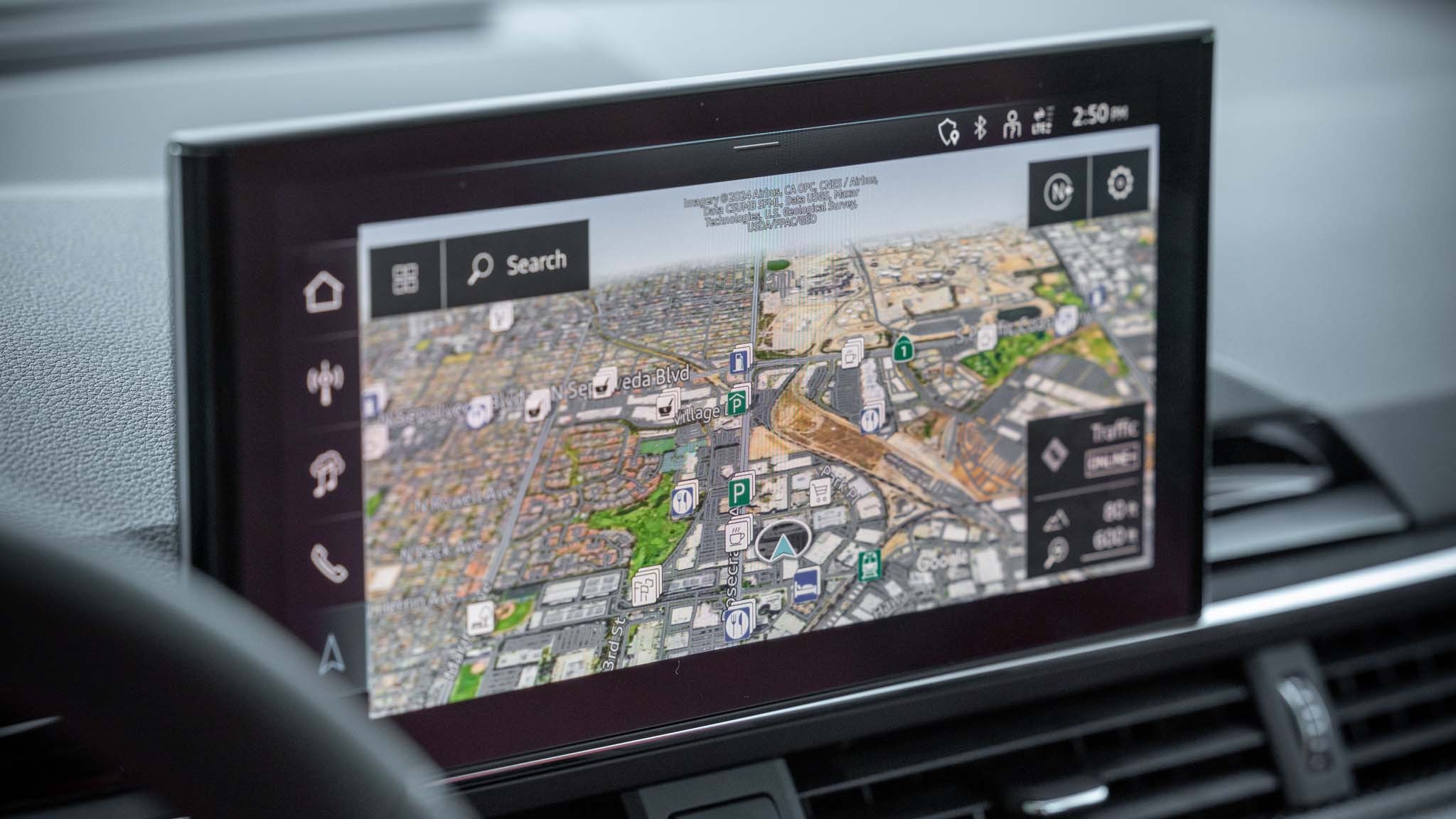 002 2024 Audi S4 infotainment screen
