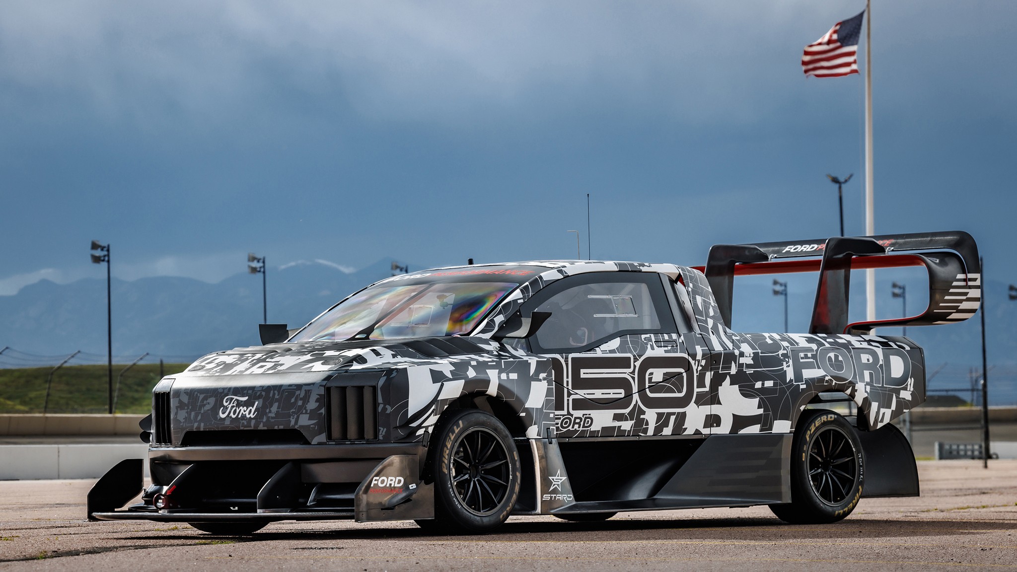 Ford F 150 Lightning SuperTruck EV Demonstrator Pikes Peak testing   4