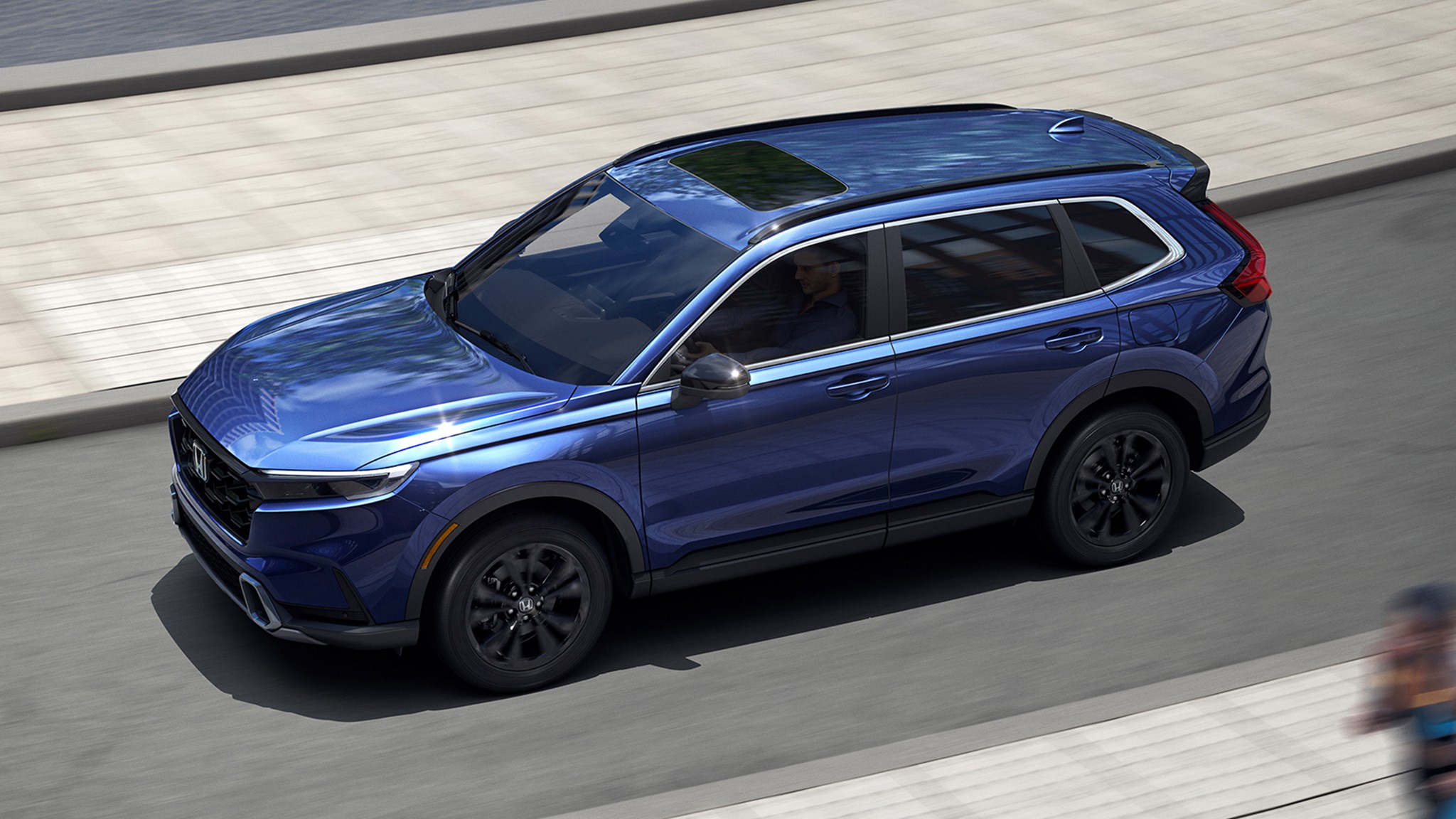 03 2025 Honda CR V Sport Touring top view