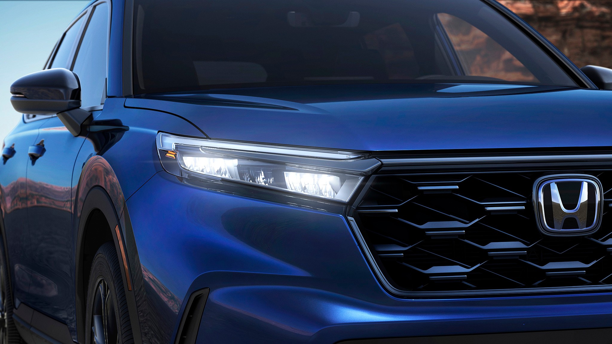 14 2025 Honda CR V Sport Touring hybrid headlight