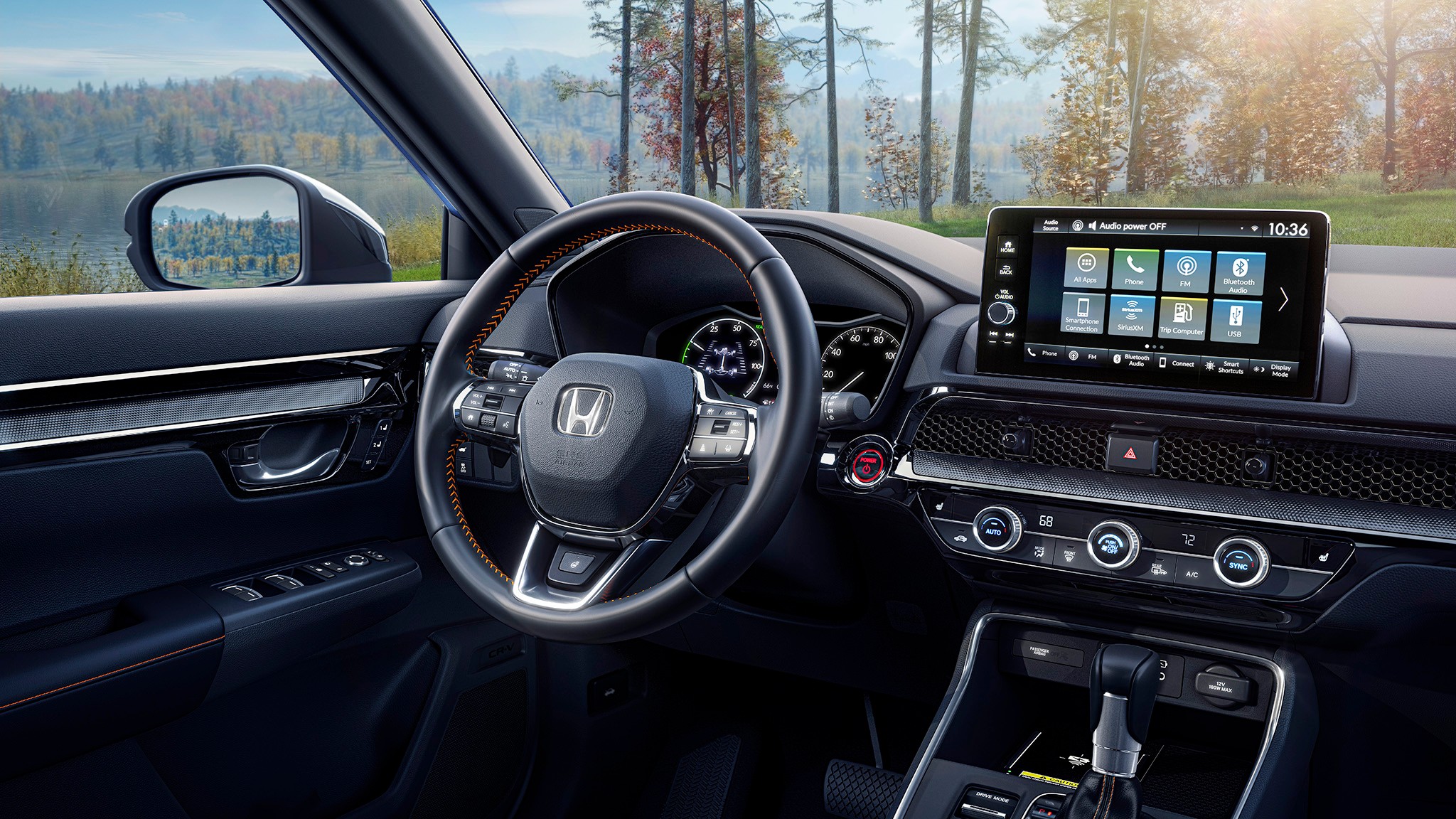 22 2025 Honda CR V Sport Touring hybrid interior