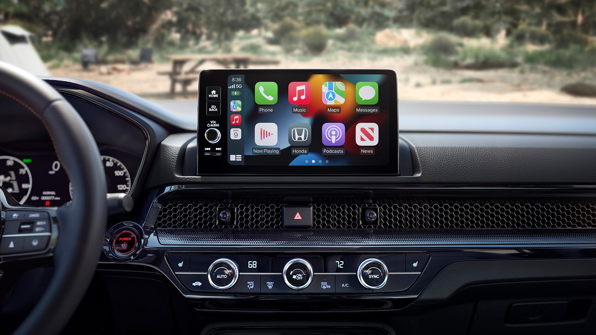 24 2025 Honda CR V Sport Touring hybrid interior