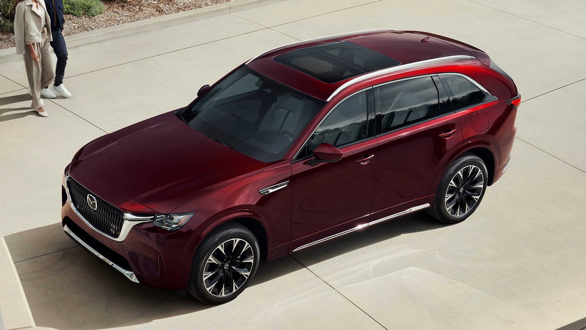 004 mazda cx 70 vs cx 90 specs comparison top view