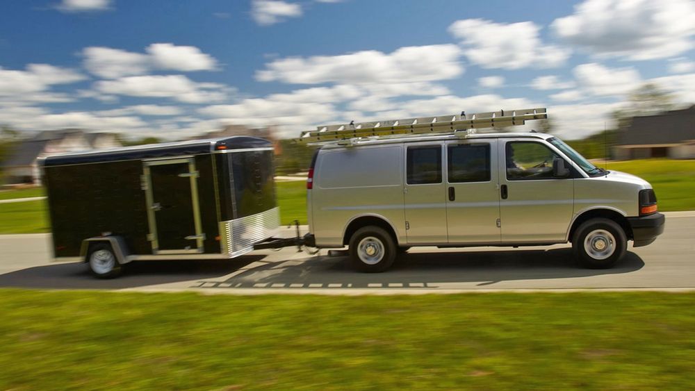 2024 chevy express van towing capacity