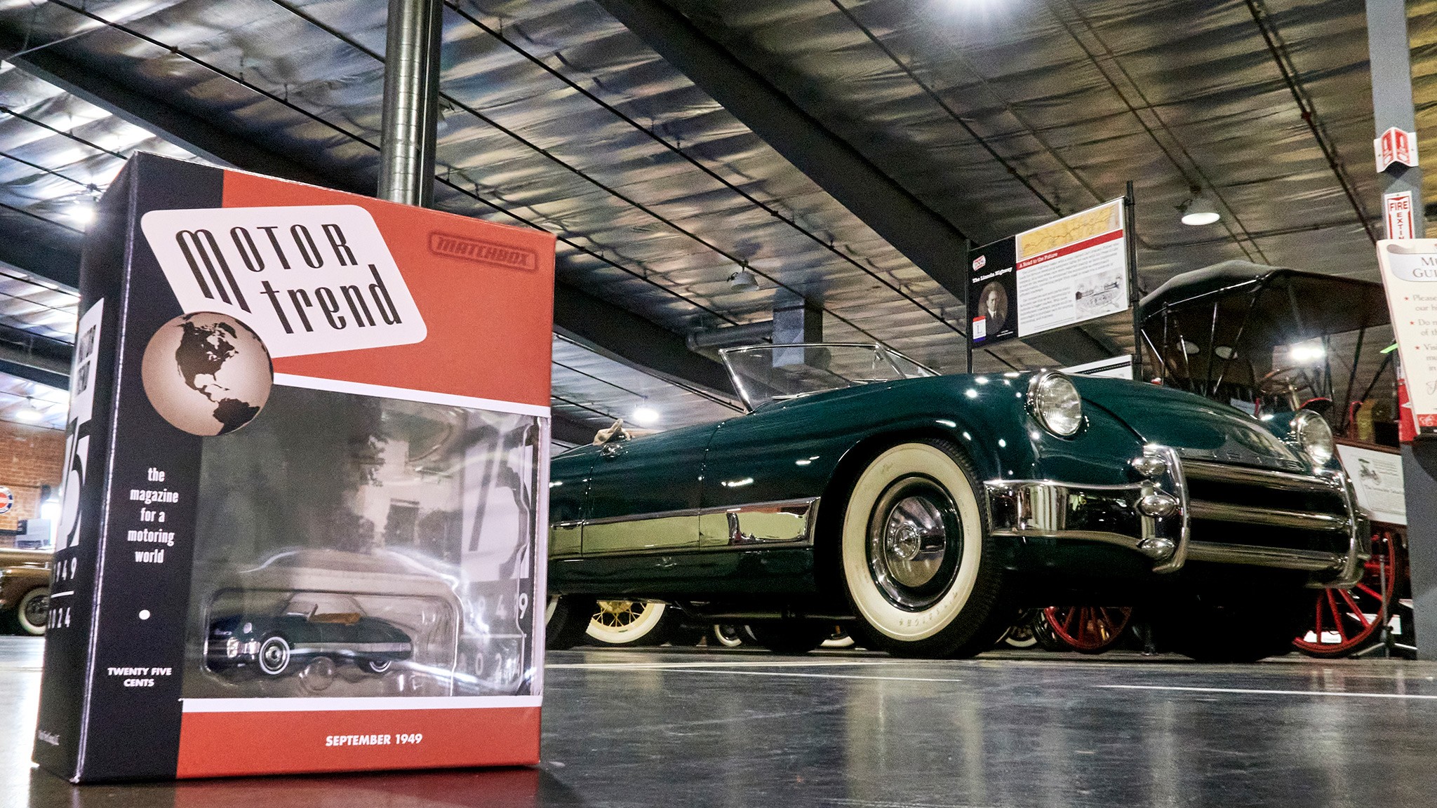 Matchbox 1949 Kurtis sports car MotorTrend 70th anniversary 2