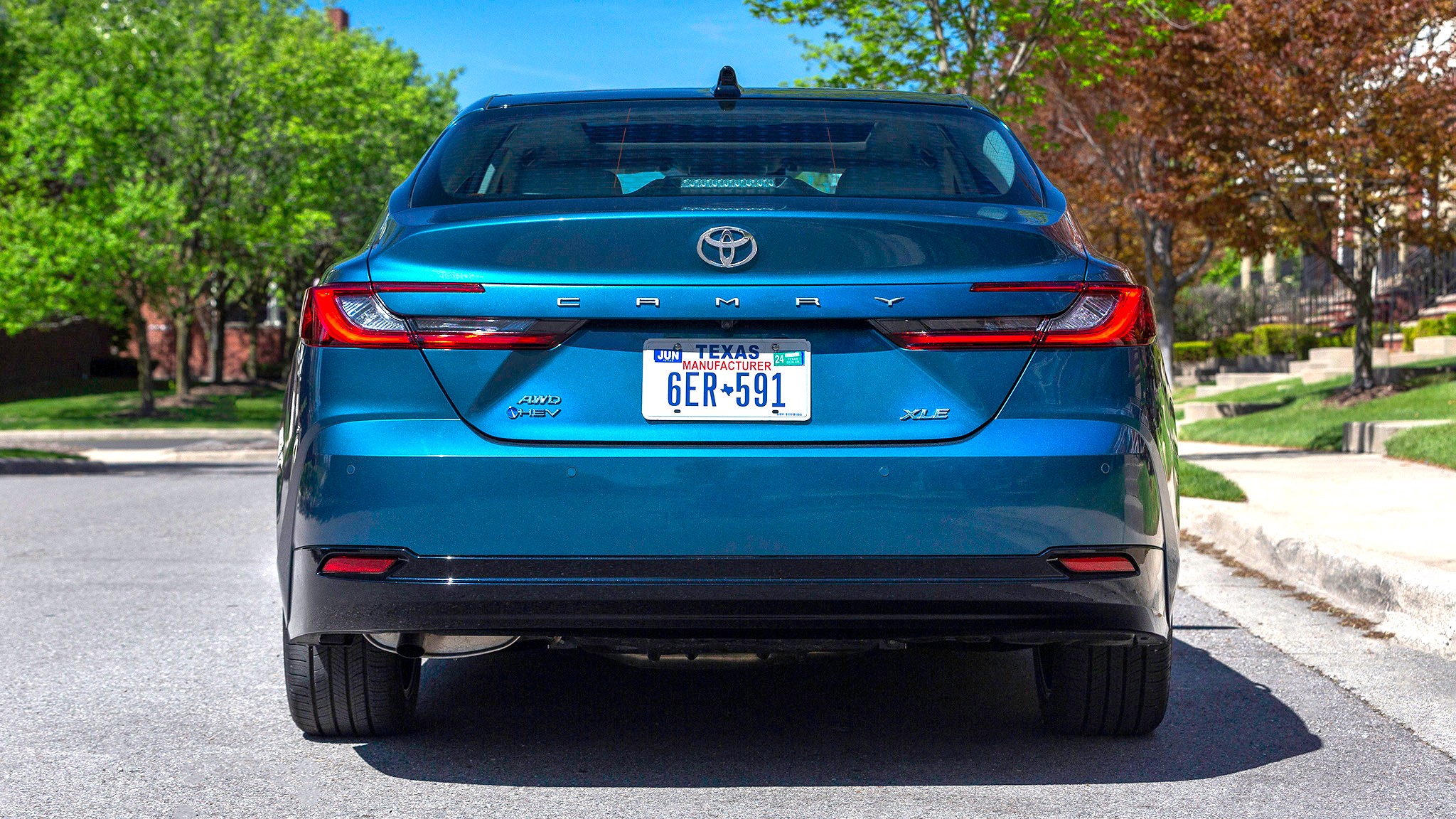 017 2025 Toyota Camry XLE AWD rear view