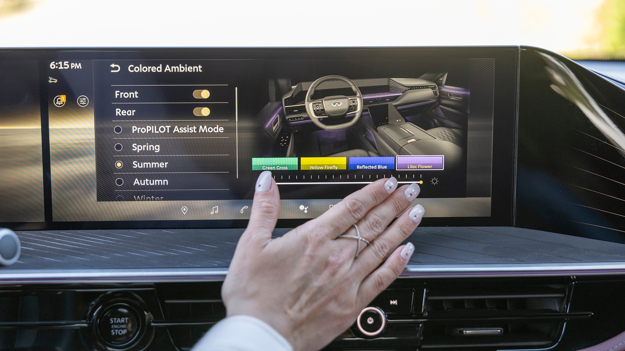 16 2025 Infiniti QX80 interior