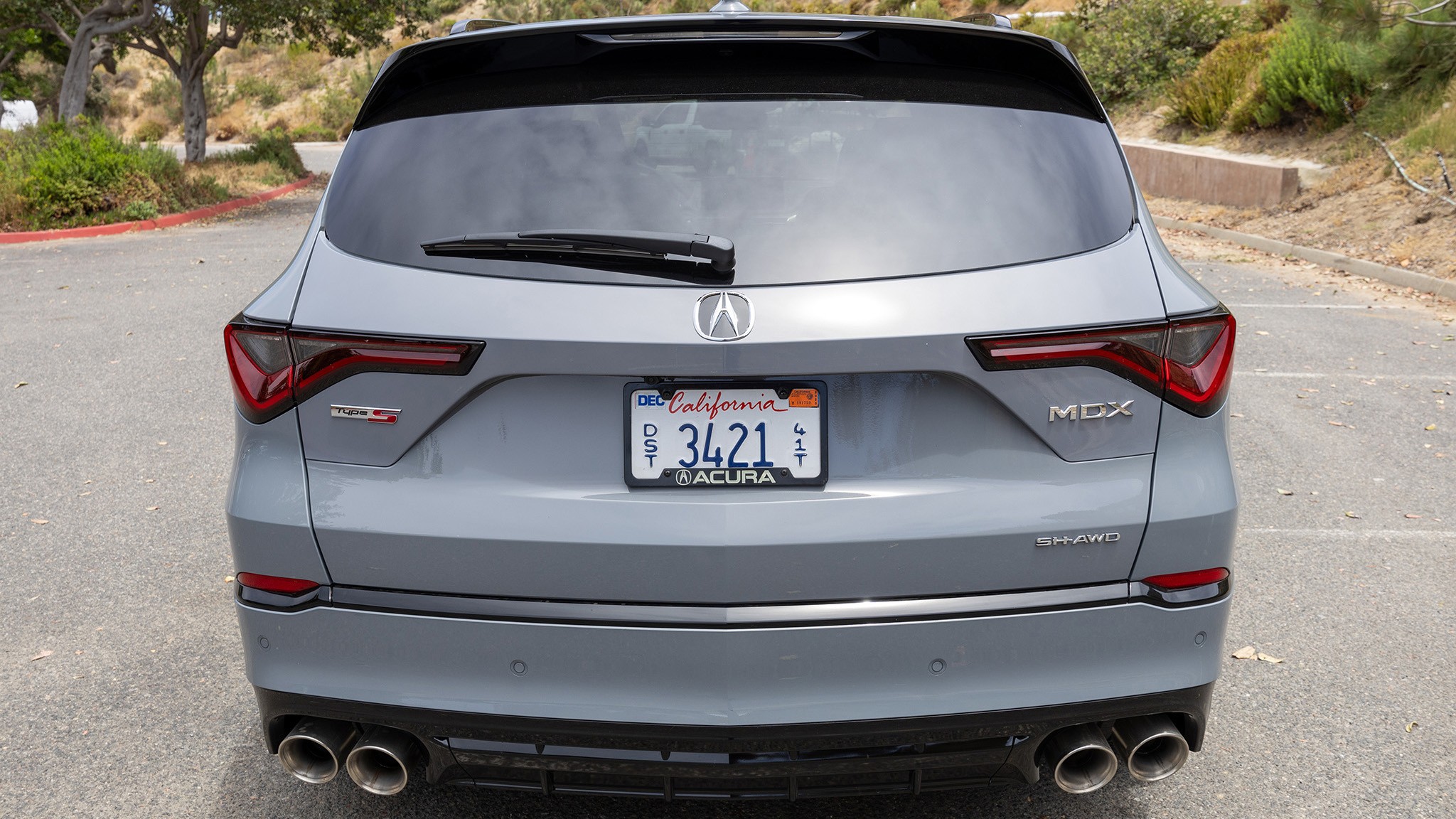 005 2025 acura mdx type s rear view
