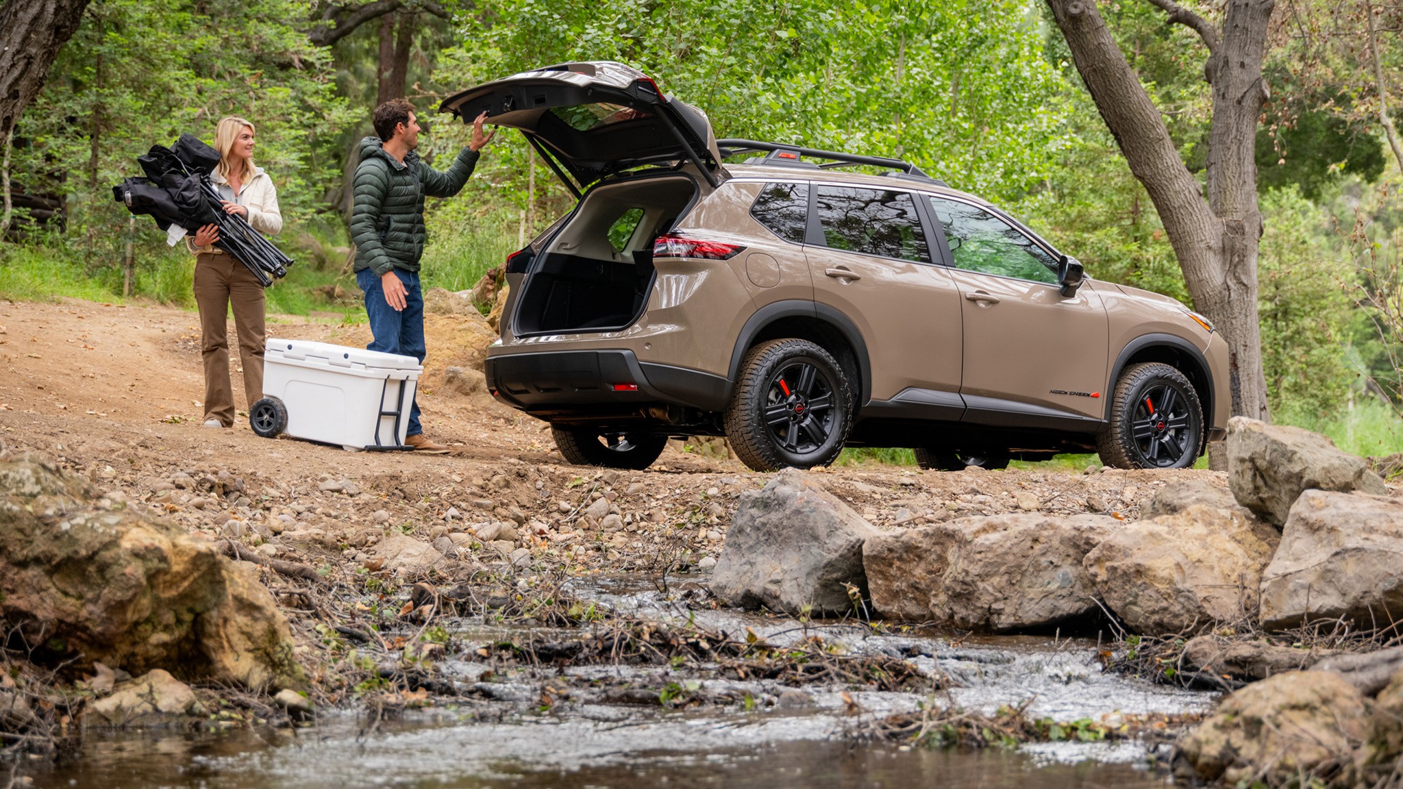 2025 Nissan Rogue Rock Creek edition rear view 15