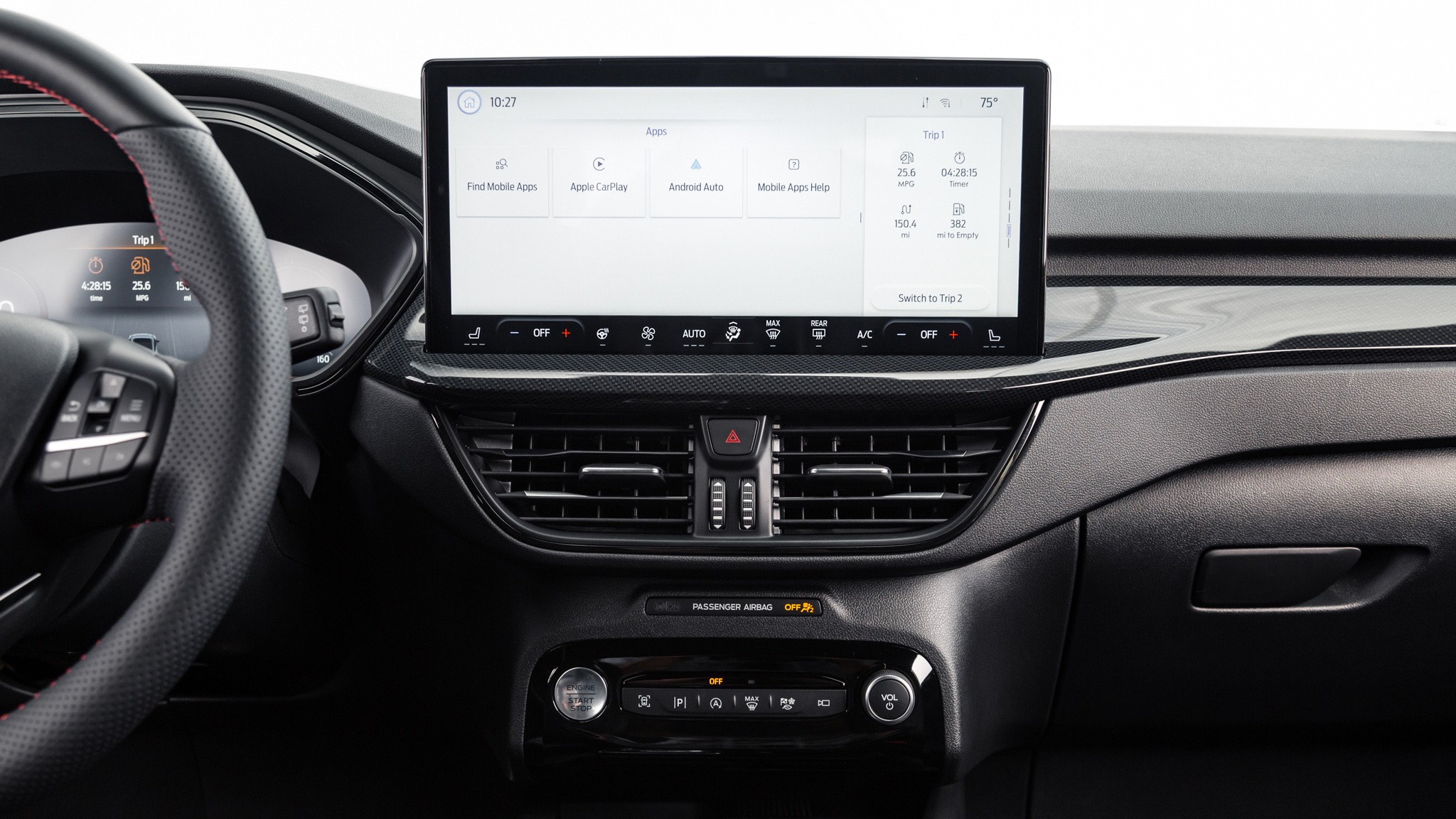 14 2025 Ford Escape ST interior