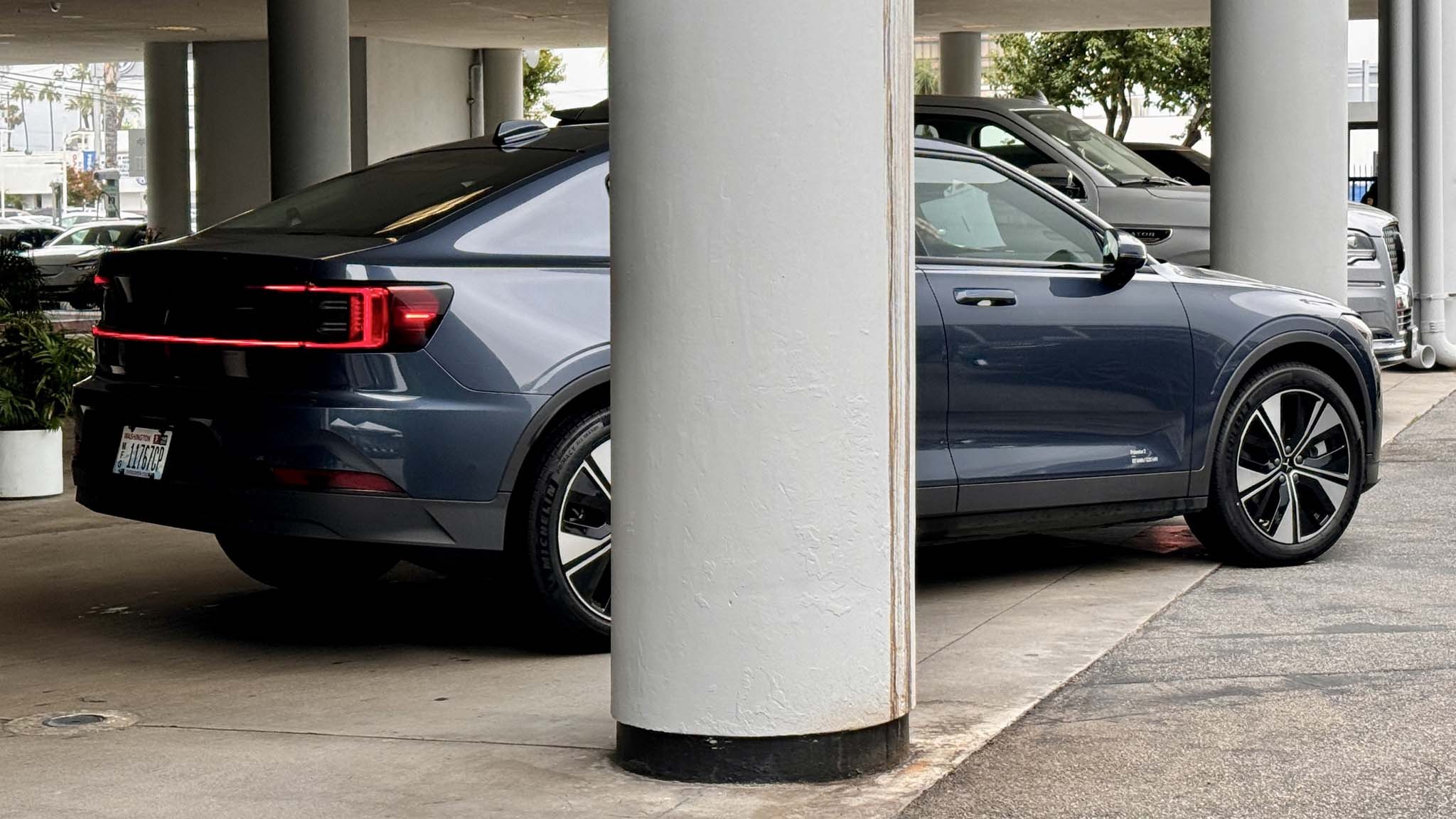 2024 polestar 2 single motor mud flap repair 2