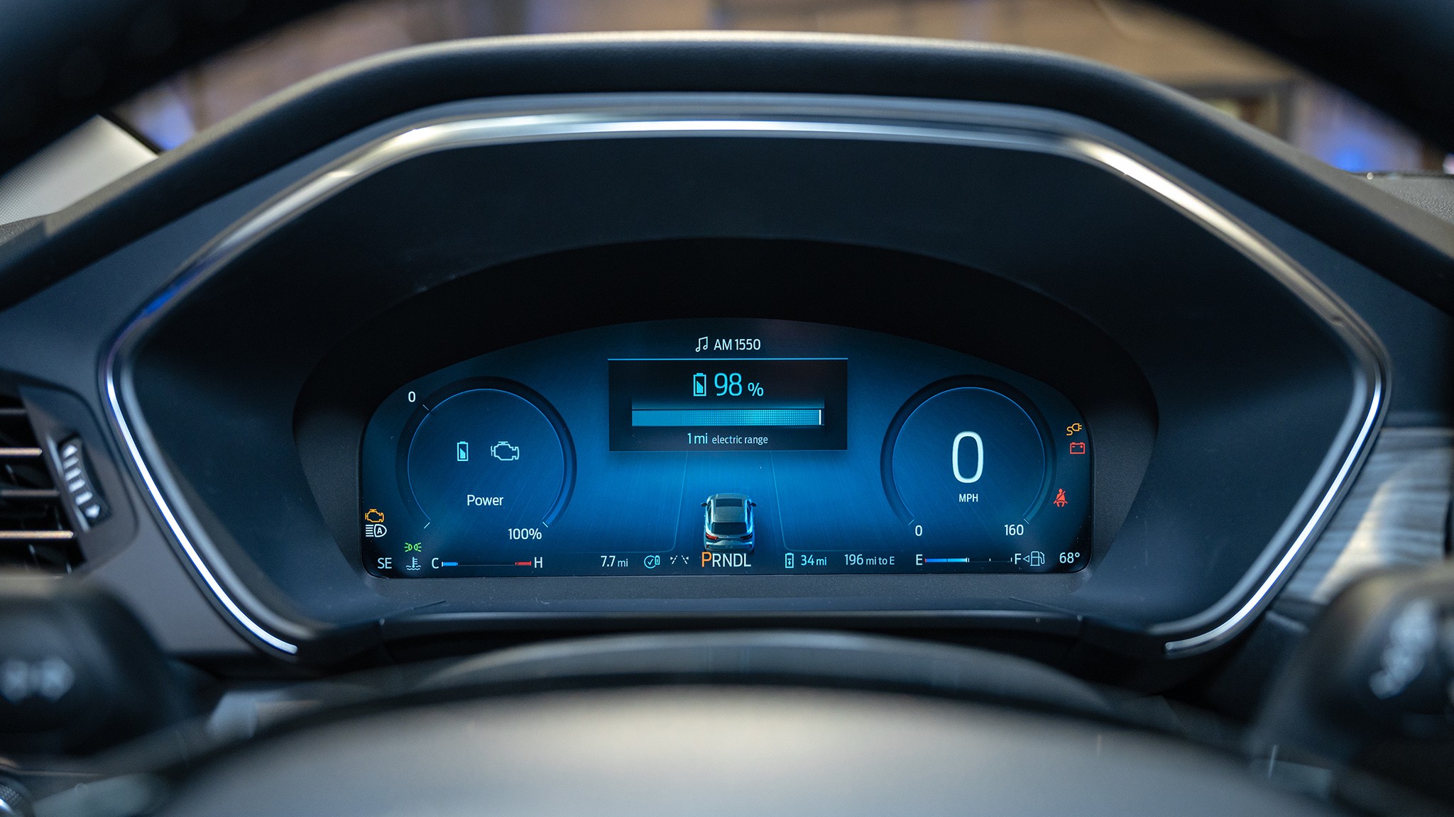 19 2025 Ford Escape PHEV interior