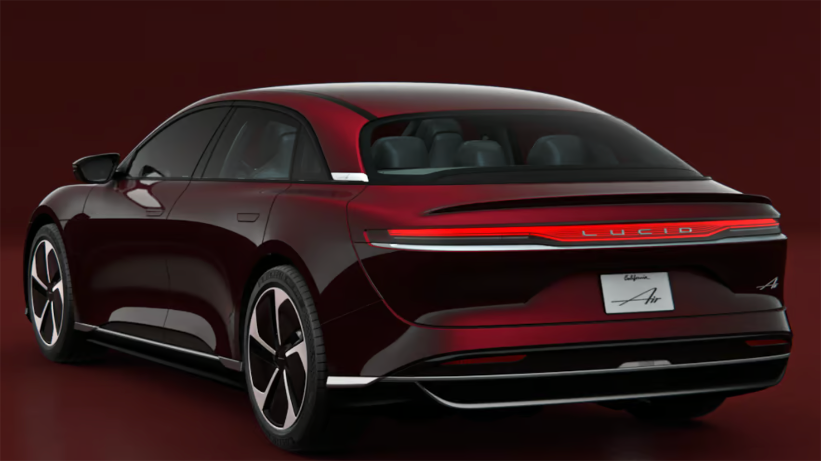 2025 Lucid Air Pure electric sedan 4
