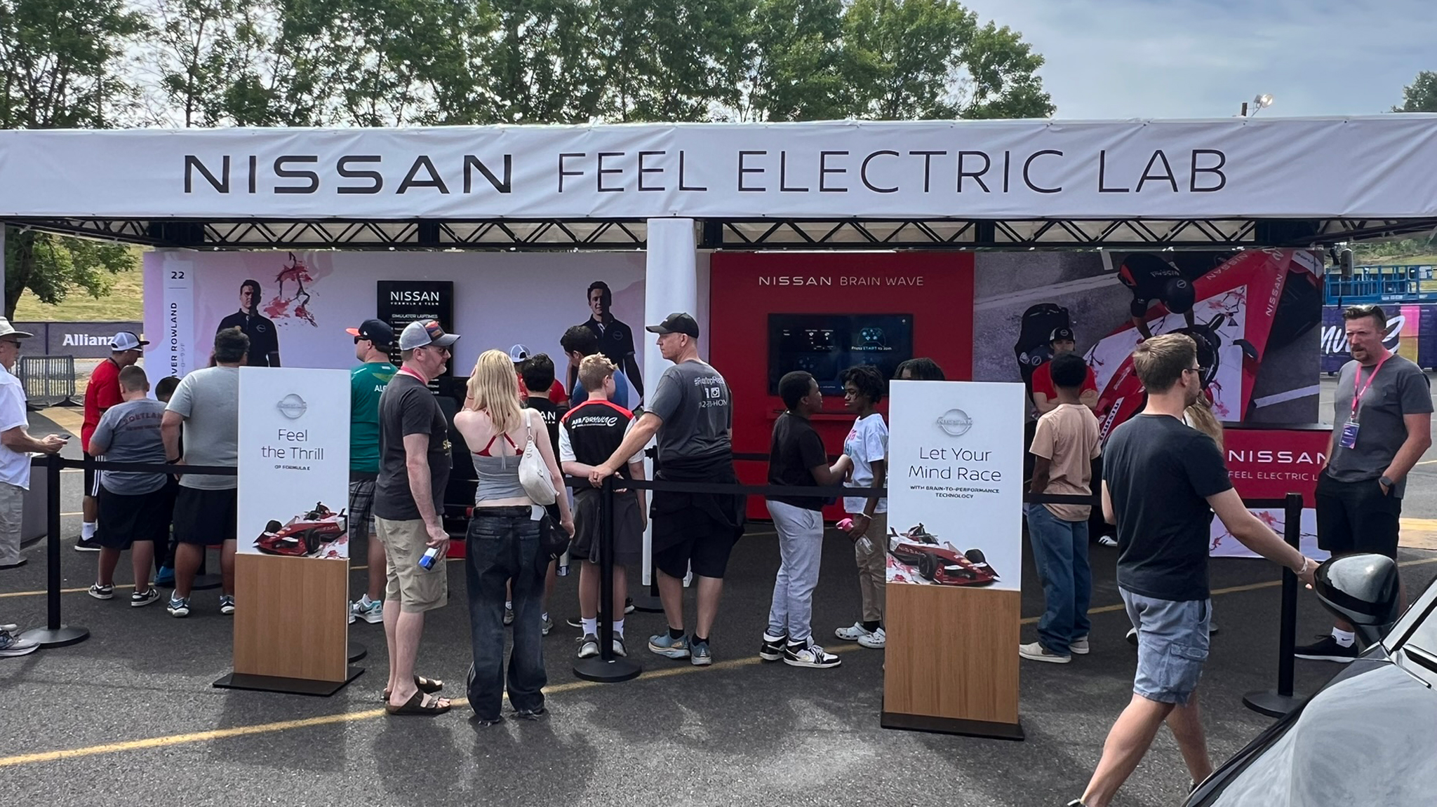 nissan formula e portland nissan electric lab
