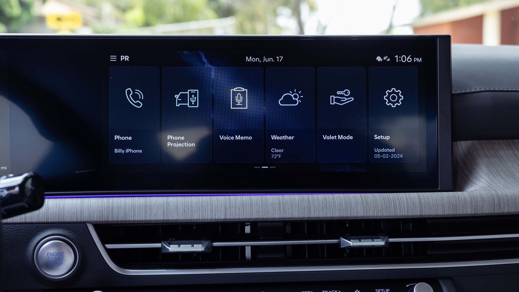 024 2024 Hyundai Sonata Hybrid infotianment screen