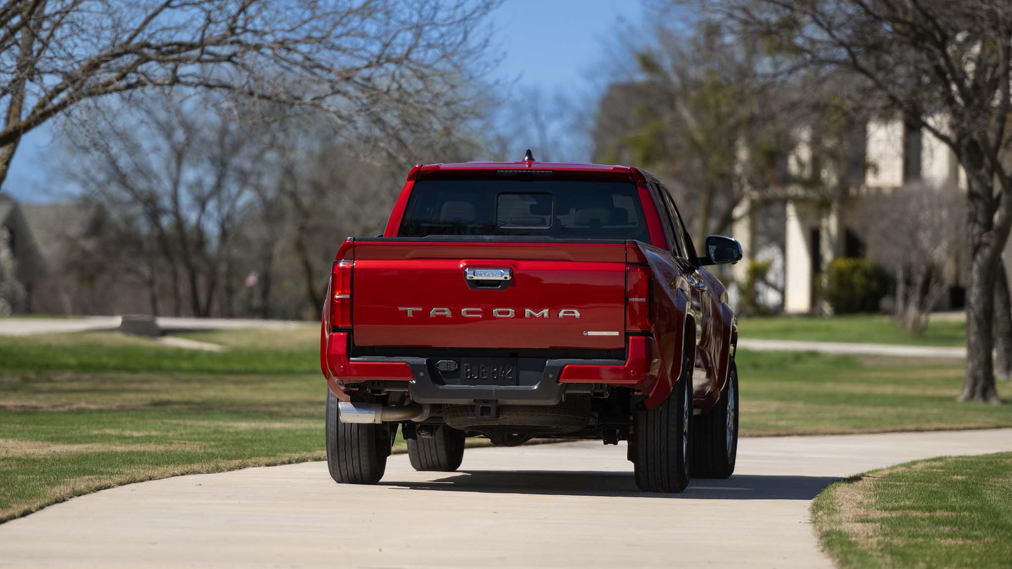 013 2024 toyota tacoma limited i force max hybrid rear view