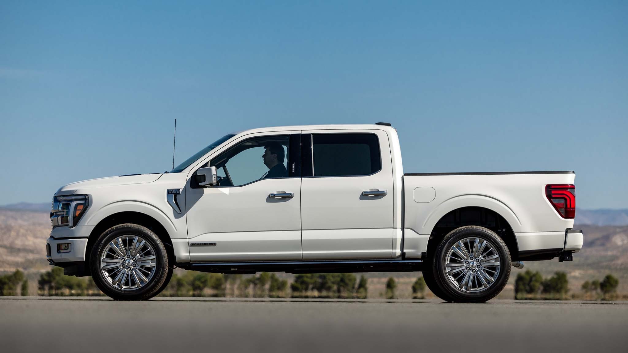 022 2024 Ford F 150 Hybrid King Ranch side profile