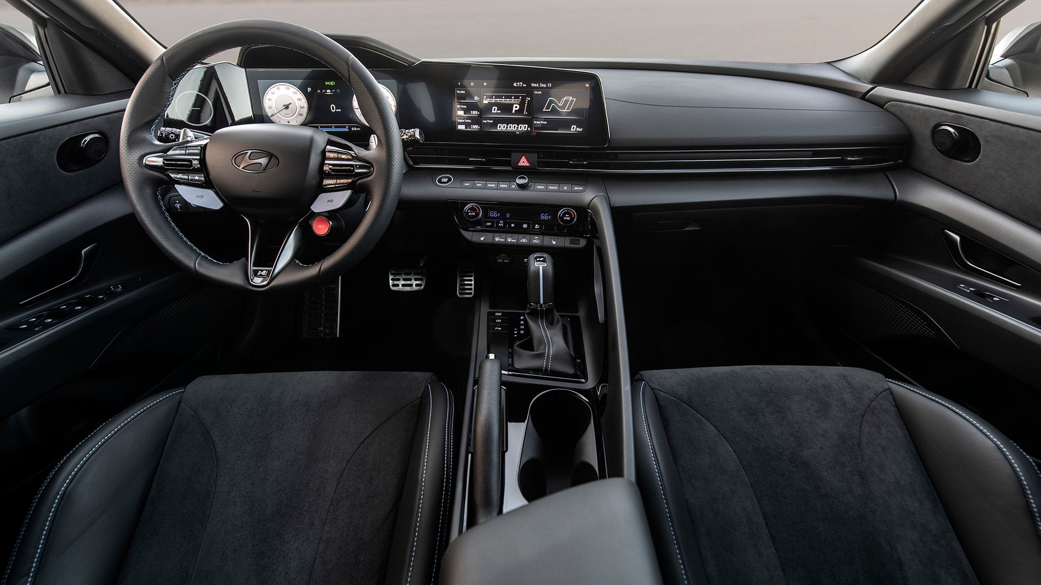 6 2025 Hyundai Elantra N interior