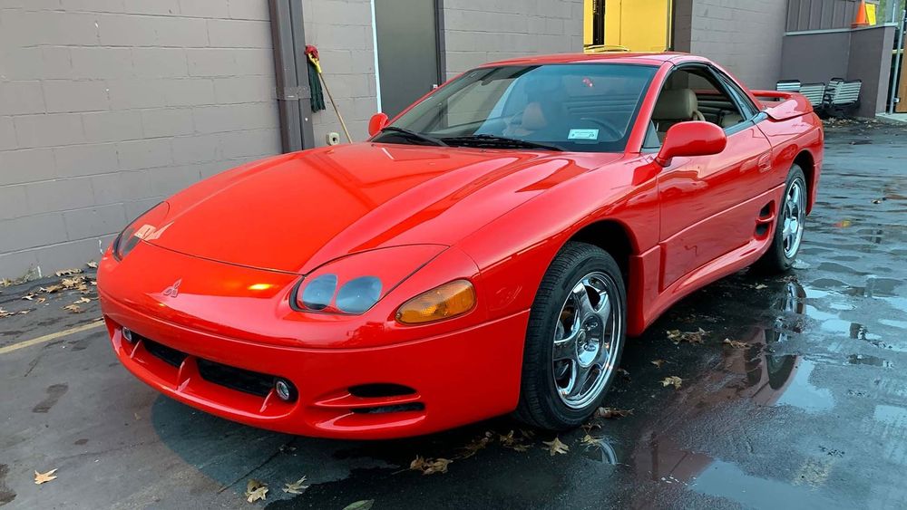 006 1996 Mitsubishi 3000GT VR 4 Spyder front three quarter red