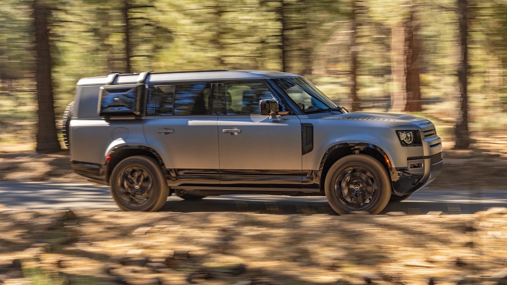 003 2025 Land Rover Defender 130 Outbound Front Three Quarter Action