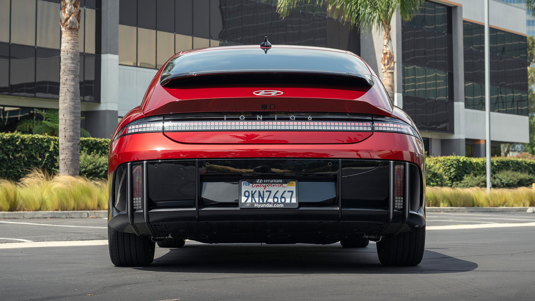 008 2025 Hyundai Ioniq 6 SE rear view