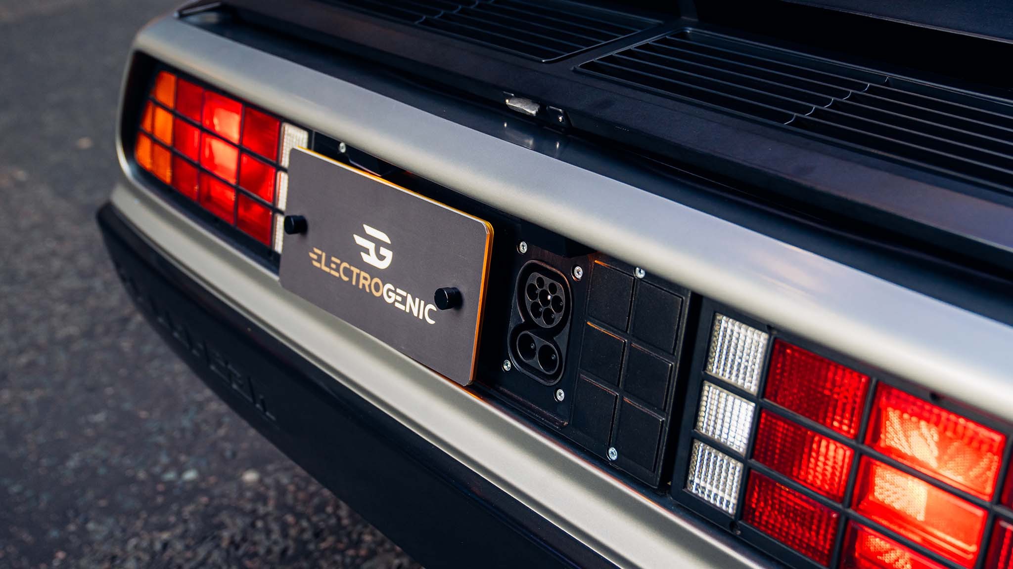 004 electrogenic delorean dmc 12 electric car ev