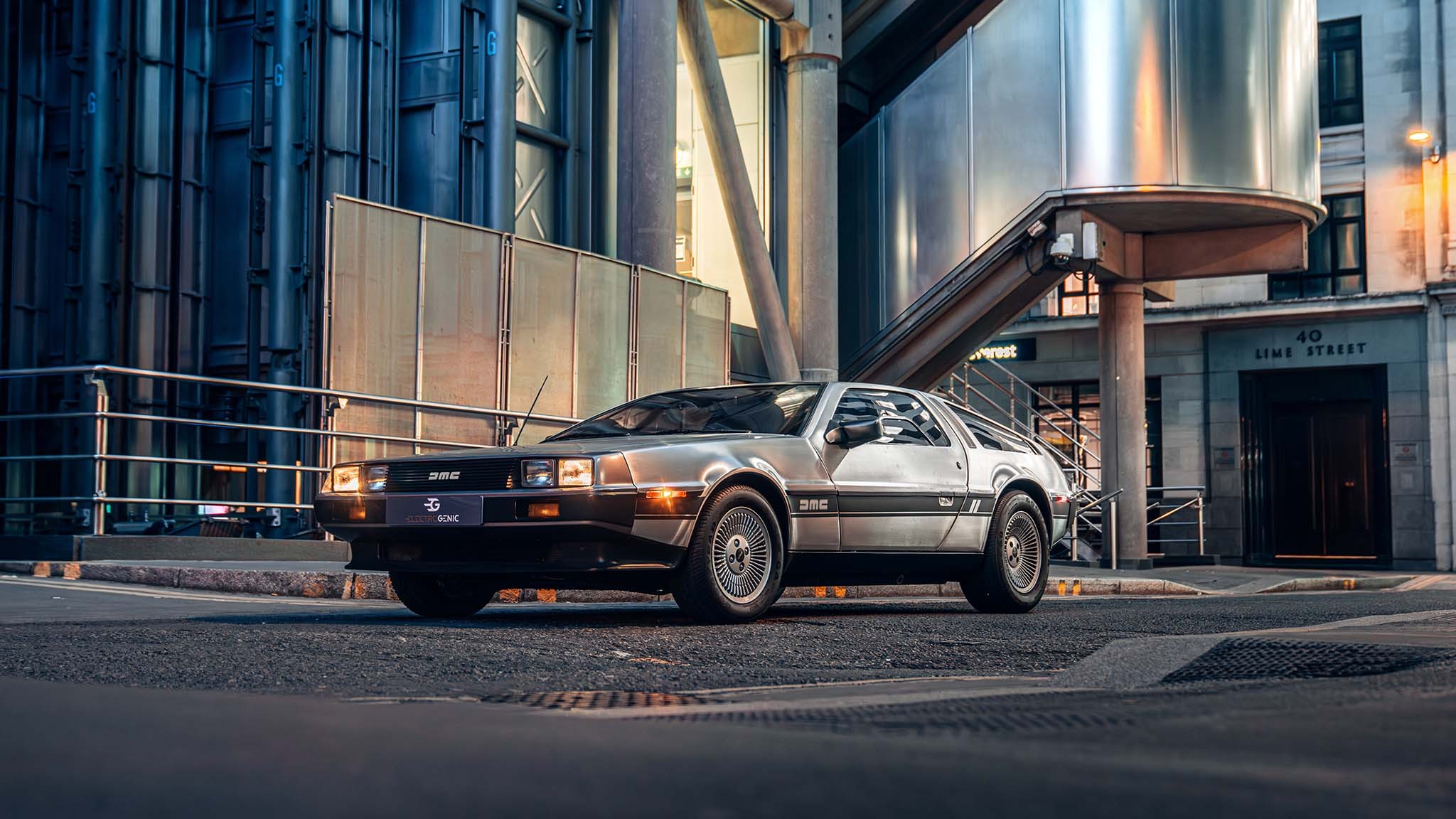 009 electrogenic delorean dmc 12 electric car ev