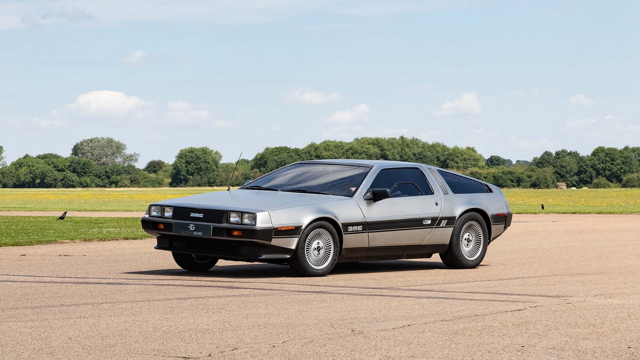 036 electrogenic delorean dmc 12 electric car ev