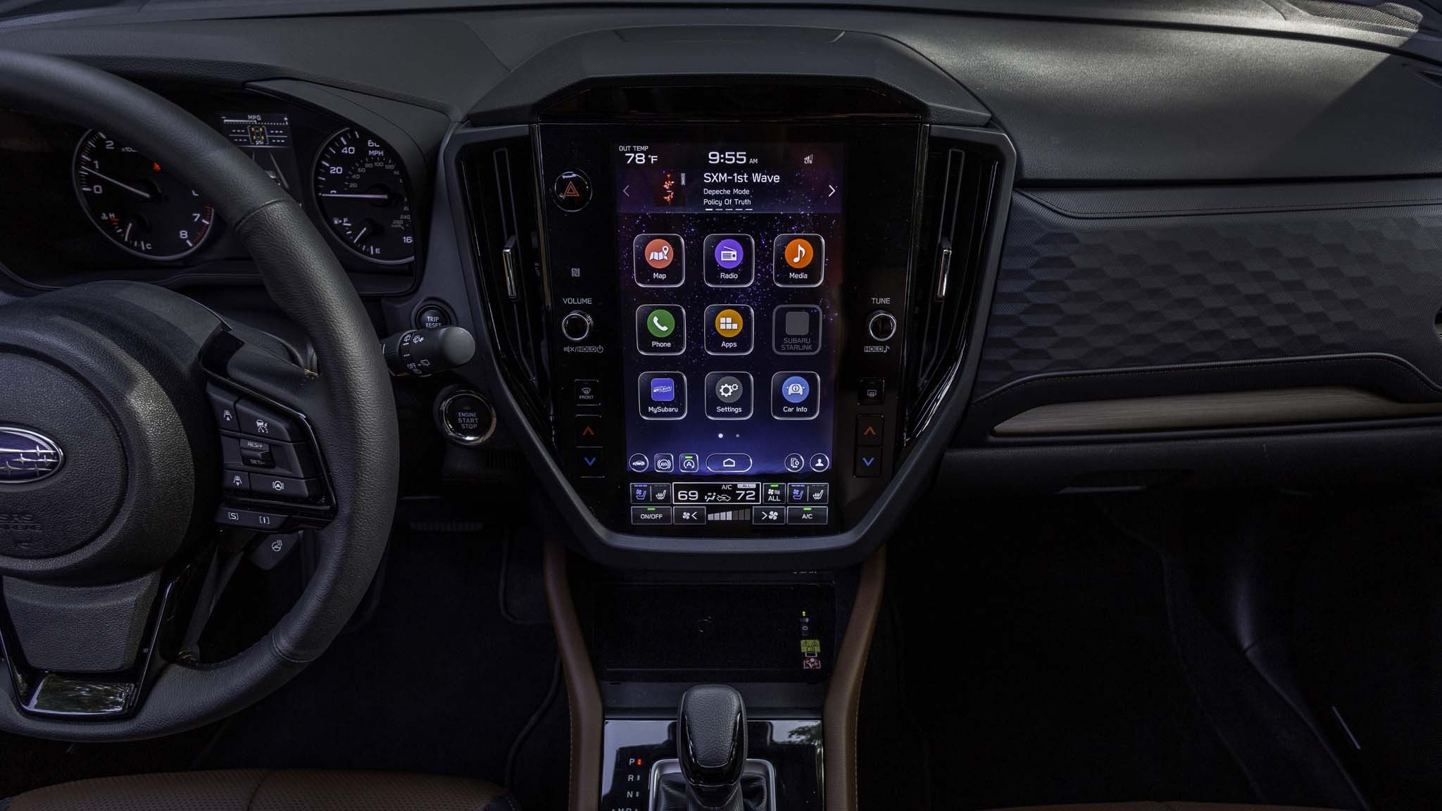023 2025 Subaru Forester Touring infotainment screen