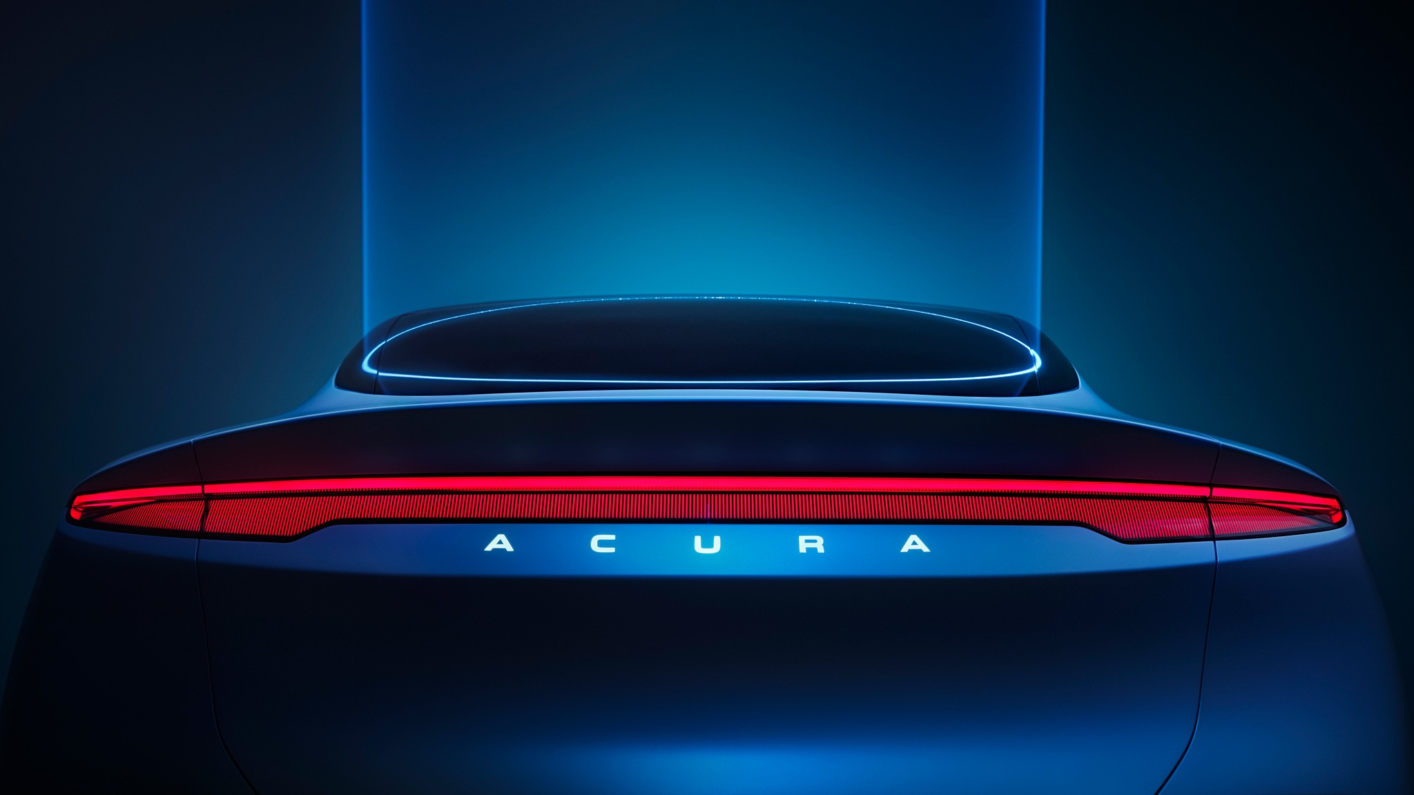 acura precision ev concept rear deck monterey 2024