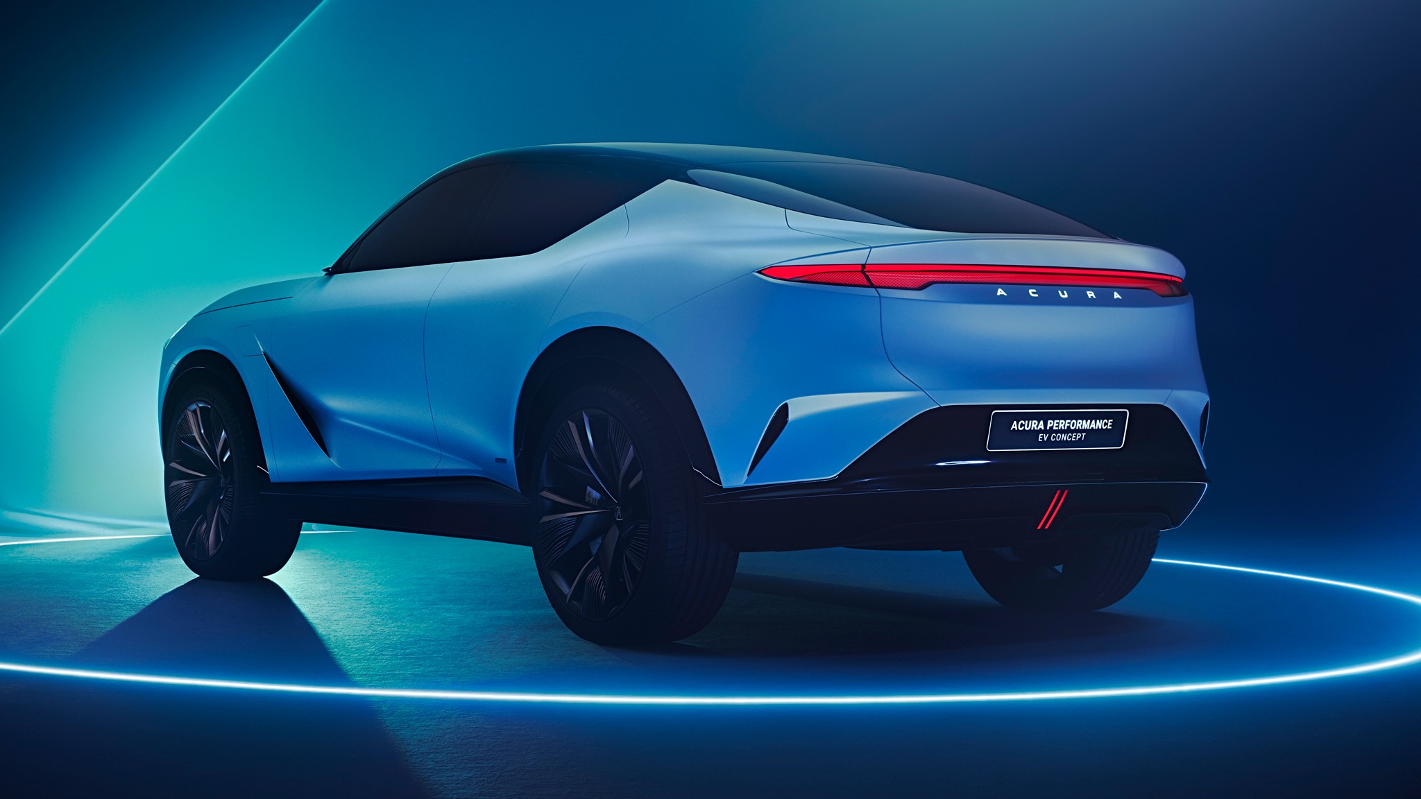 acura precision ev concept rear spotlight monterey 2024