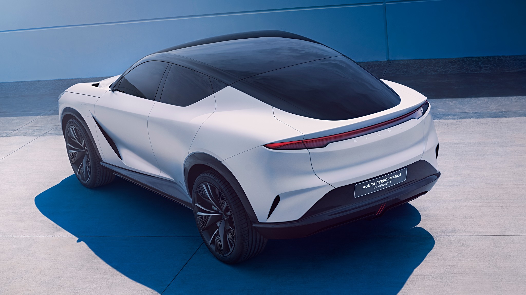 acura precision ev concept rear top monterey 2024