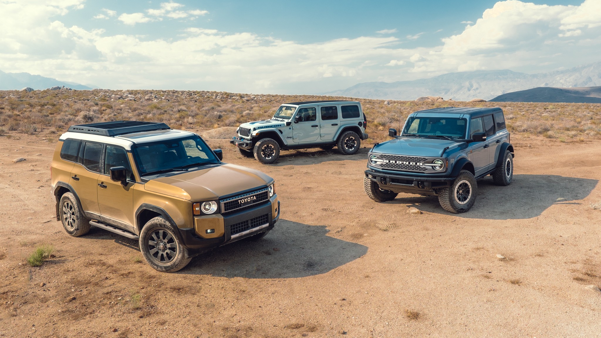 007 OffRoad SUV Comparo LandCruiser Wrangler Bronco