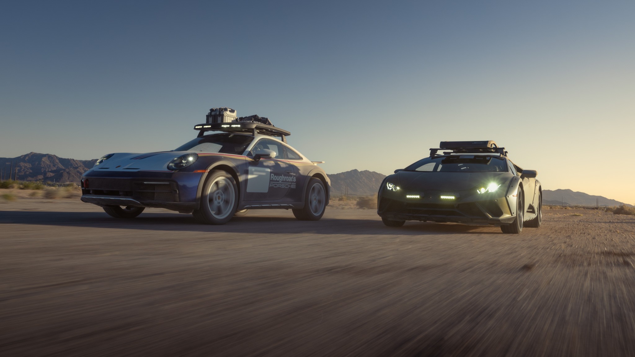 006 2024 Huracan Sterrato vs Porsche 911 Dakar