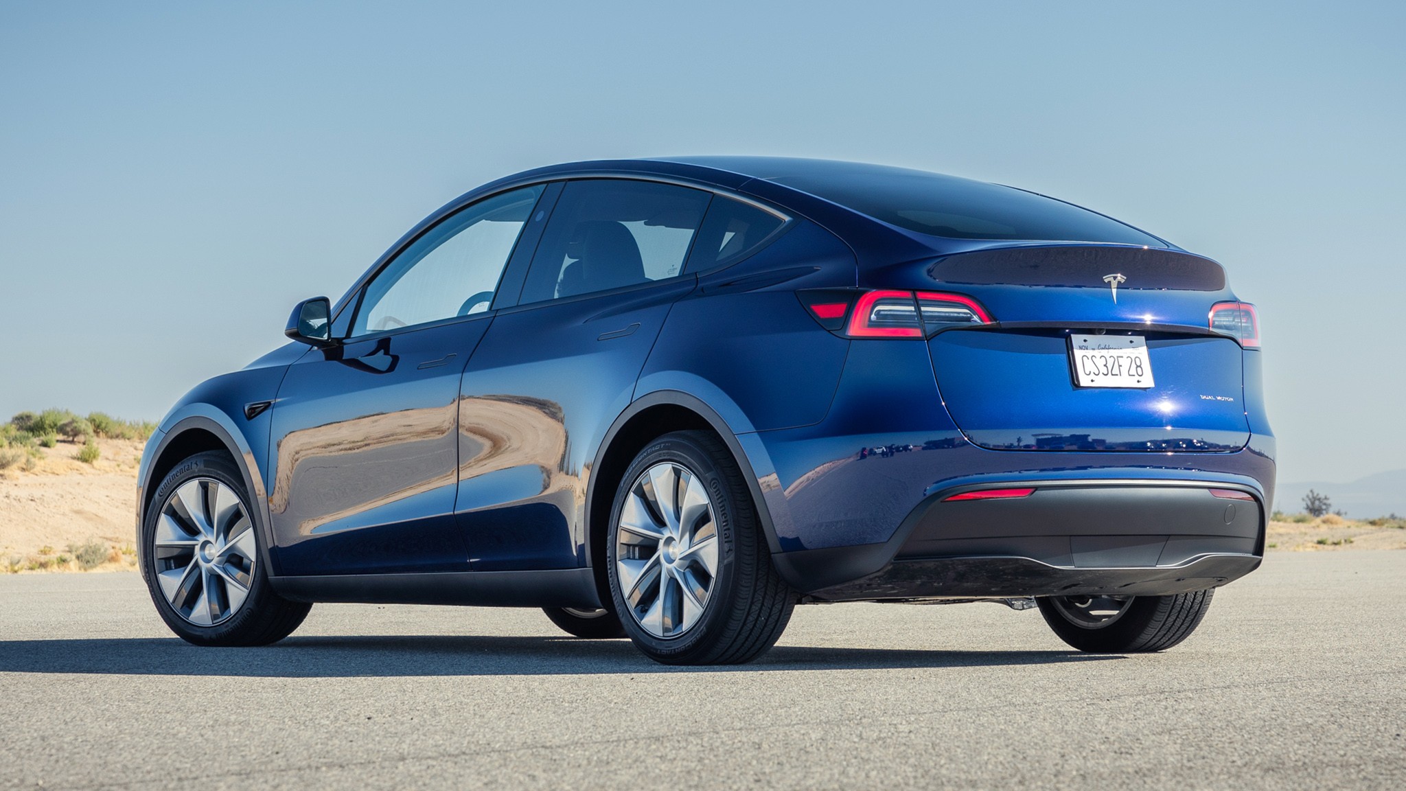 14 2024 Tesla Model Y rear view