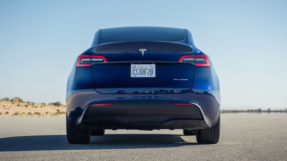 15 2024 Tesla Model Y rear view