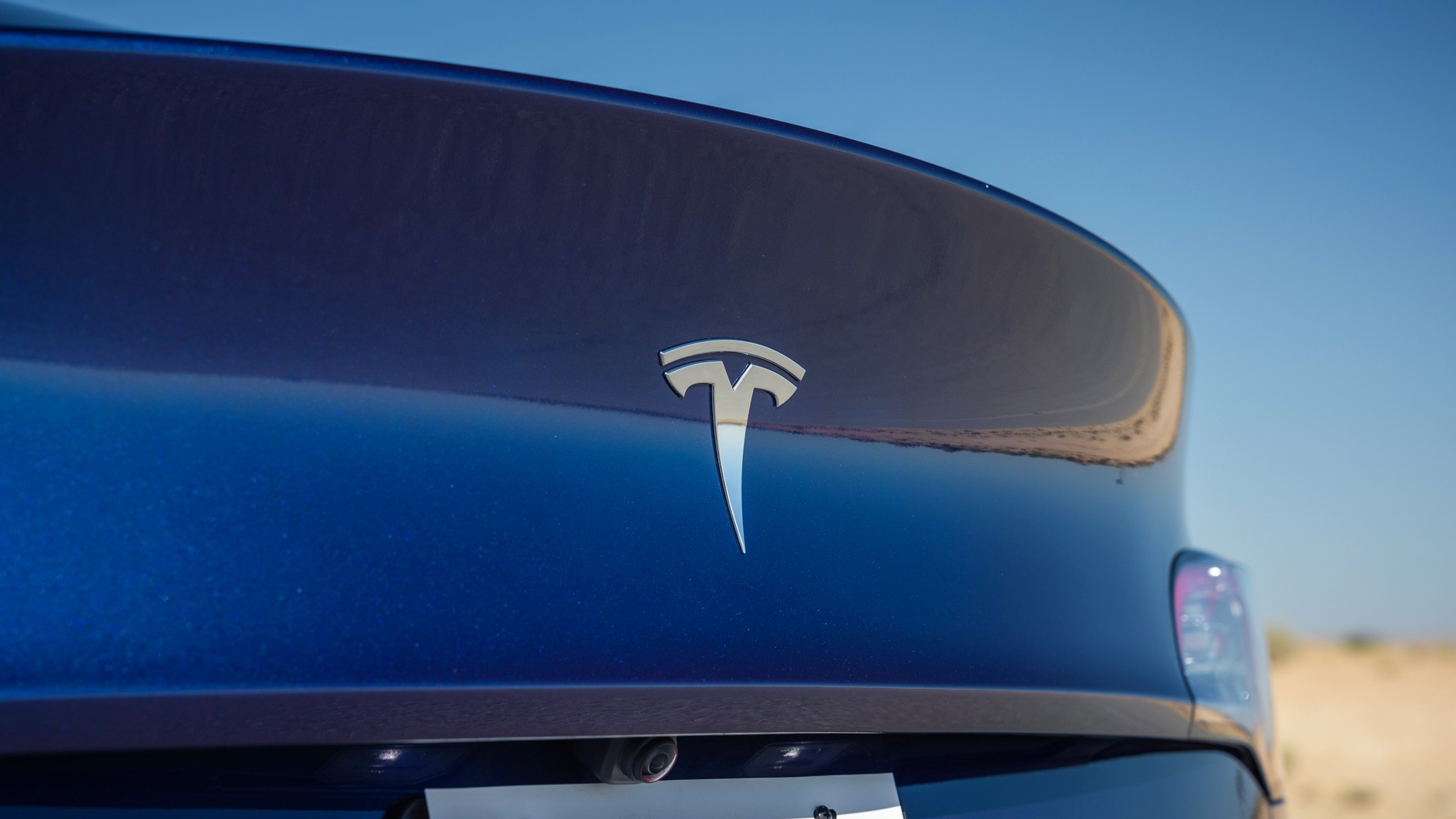 20 2024 Tesla Model Y rear badge