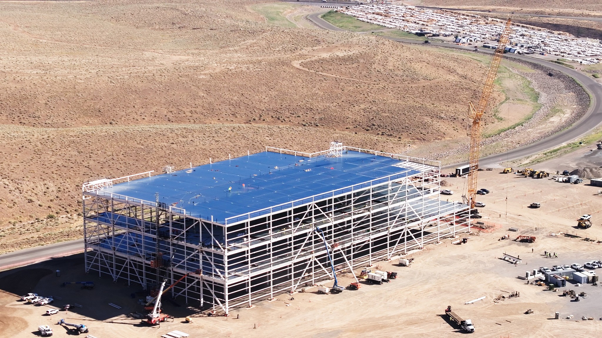 Redwood Materials battery recycling facility 10