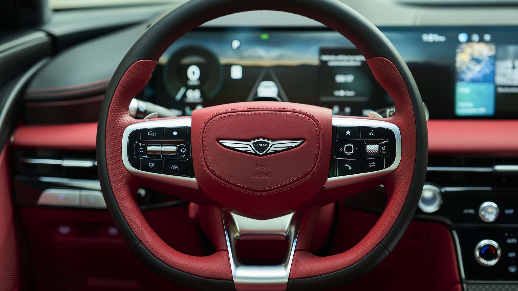012 2025 genesis g80 first drive steering wheel