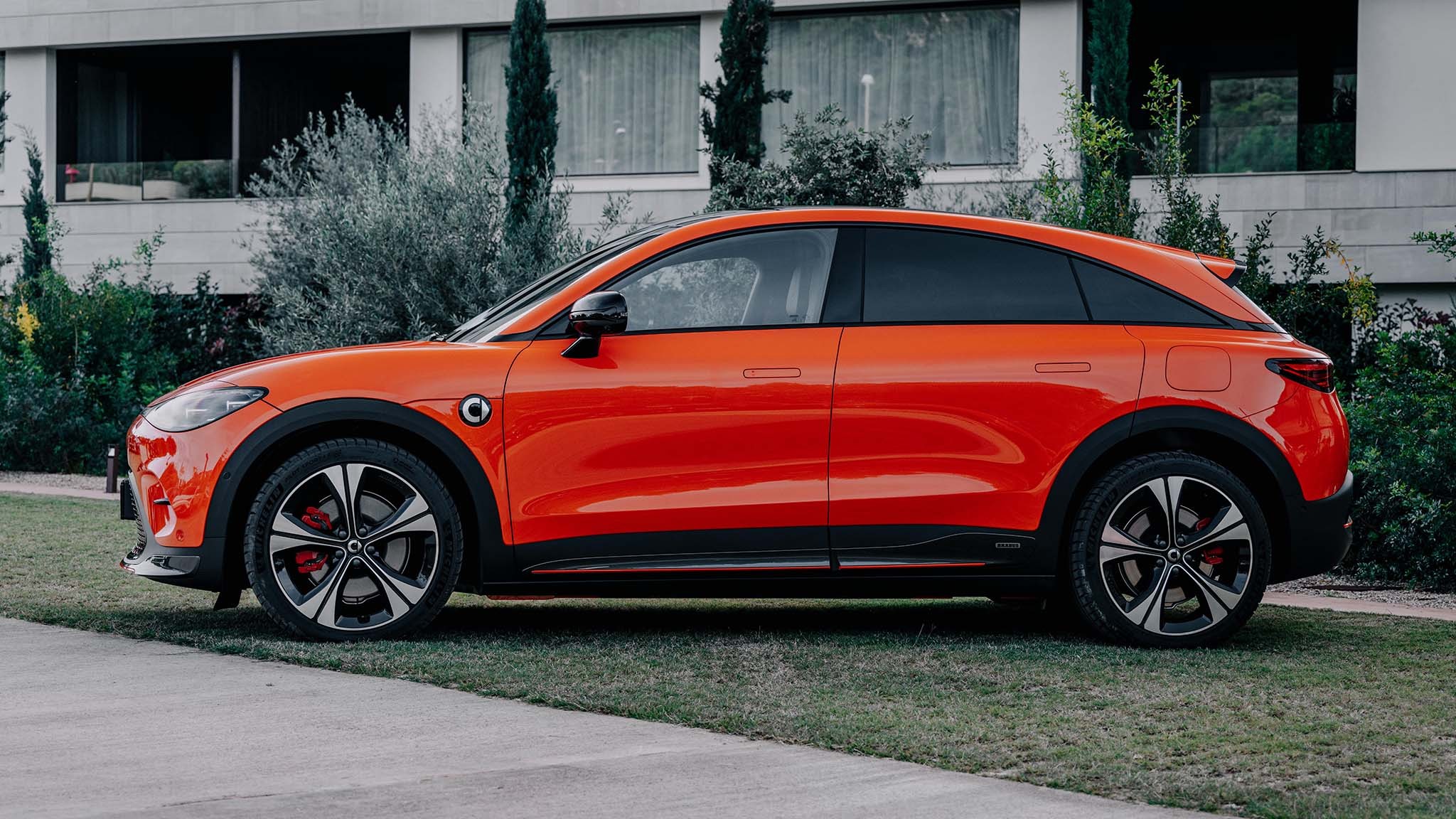 smart hashtag3 brabus photon orange exterior mallorca13