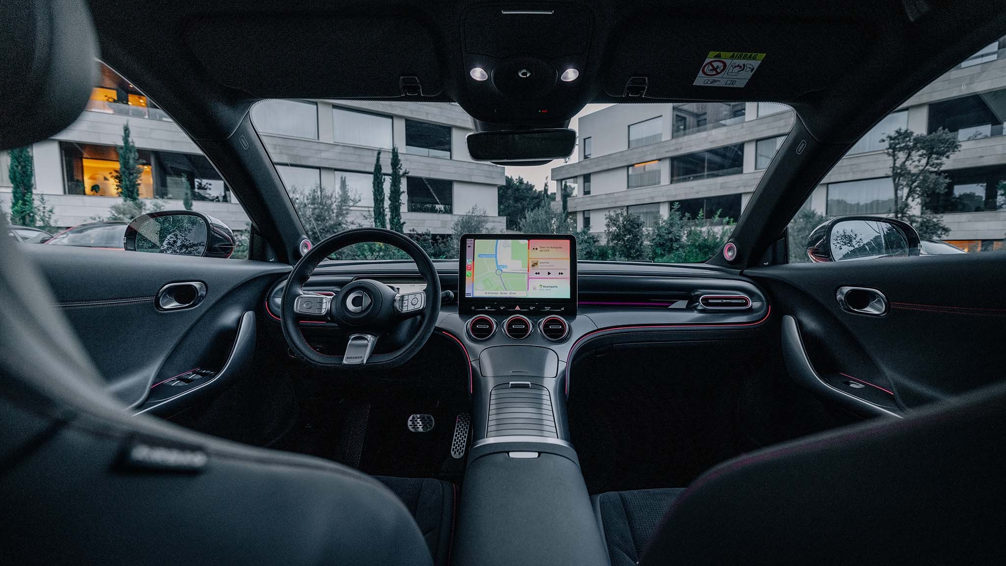 smart hashtag3 brabus photon orange interior mallorca7