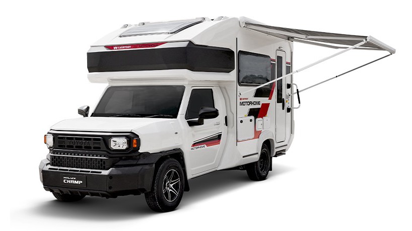 toyota hilux champ motorhome carryboy pickup truck camper 6