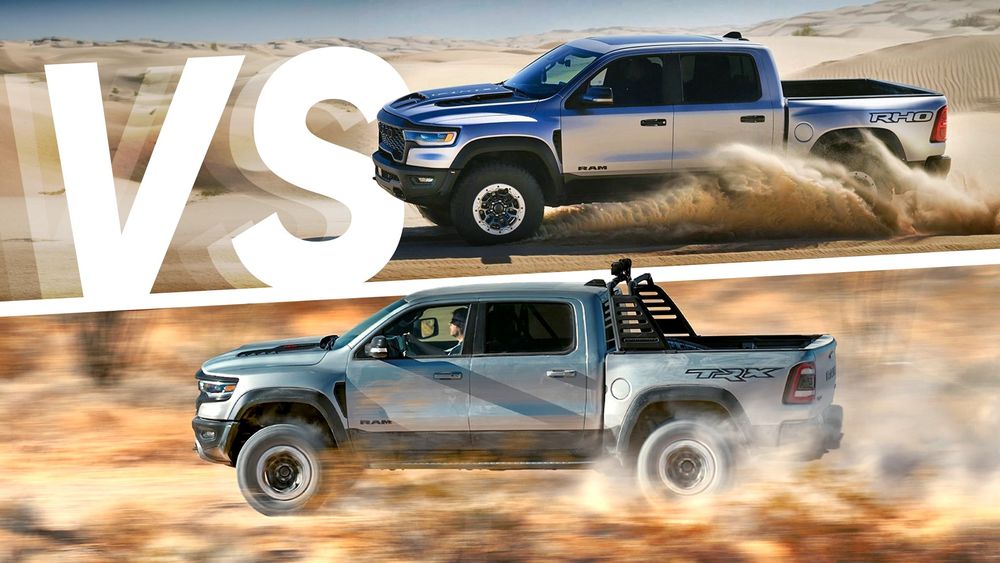 000 ram 1500 trx vs rho motortrend vcruz design