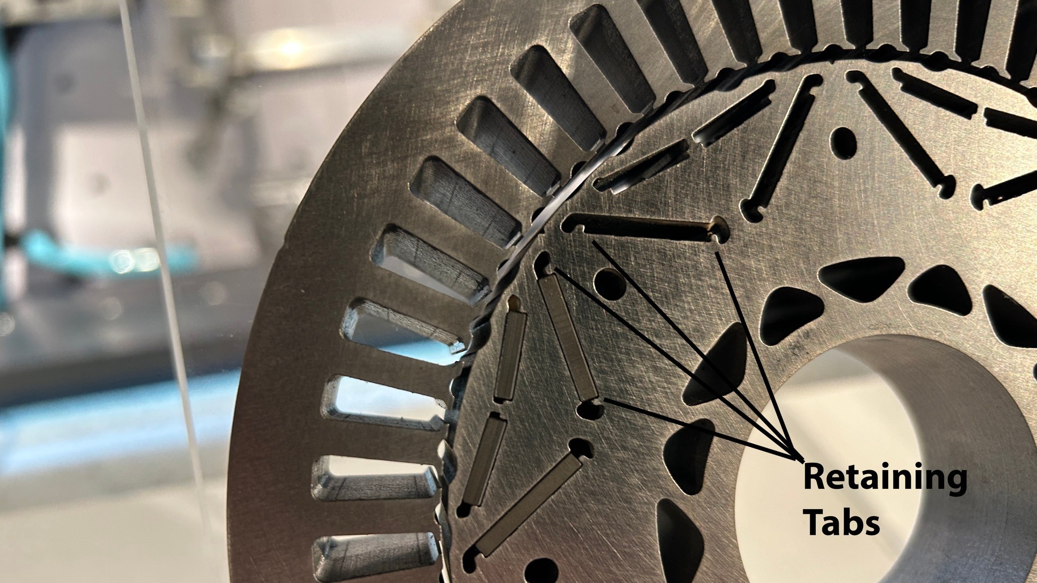 Magna Rotor Retaining Tabs