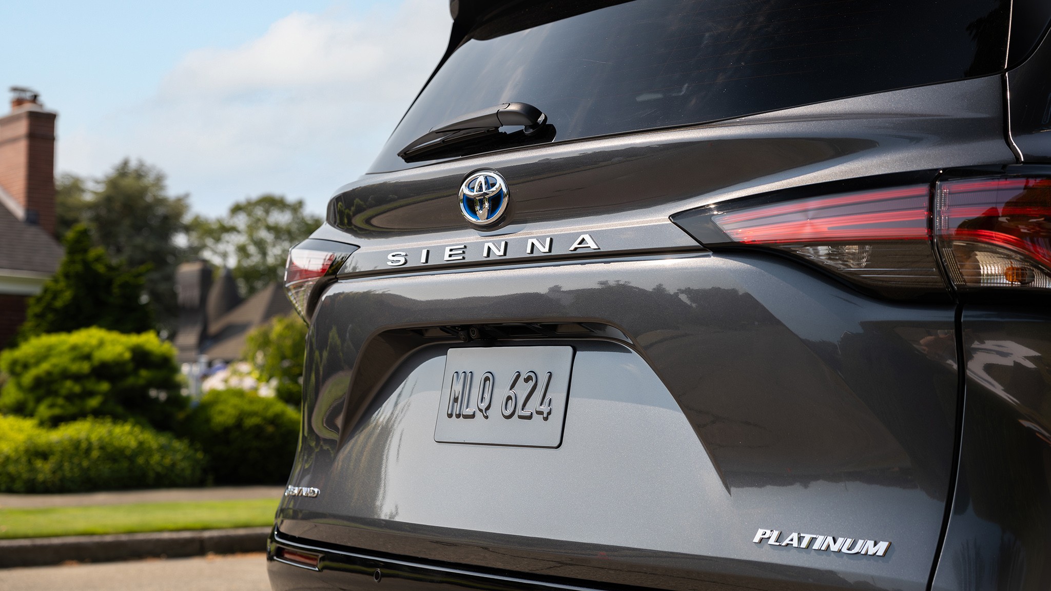 12 2025 Toyota Sienna Platinum rear view