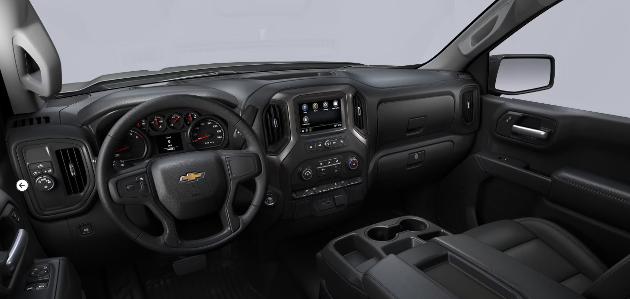 BASE 2025 chevrolet Silverado WT interior