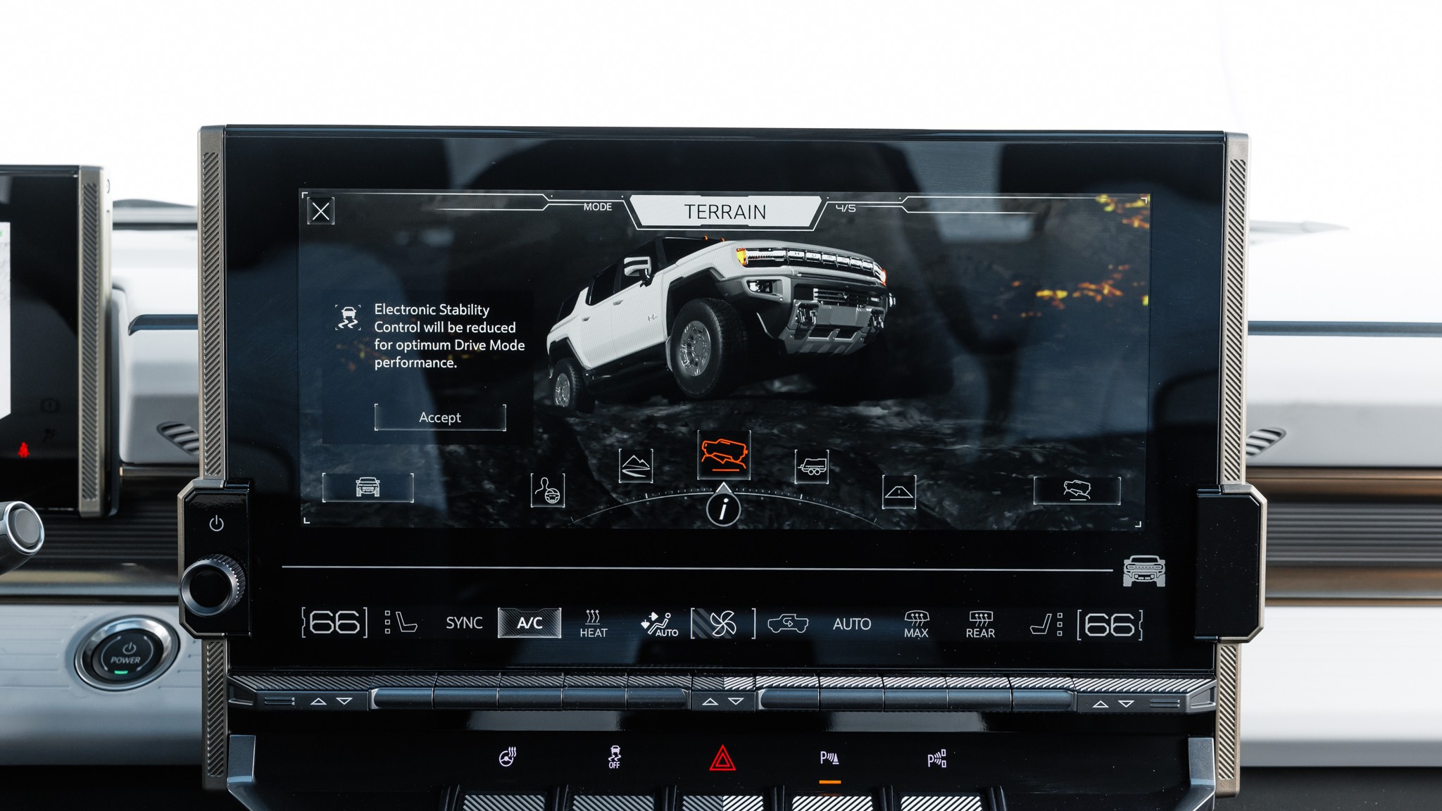 012 2025 GMC Hummer EV infotainment screen