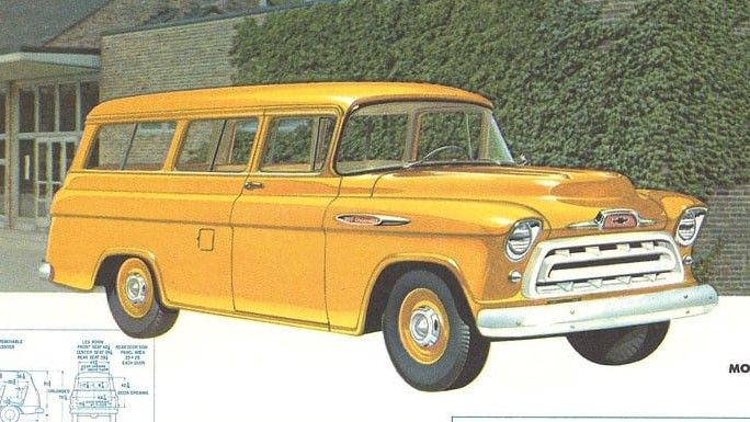 1957 Chevrolet Suburban advertisement