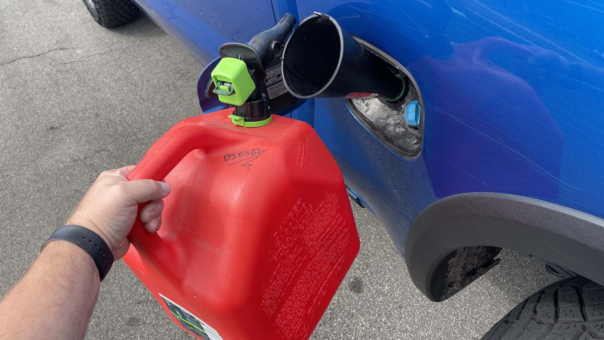 007 2024 Chevrolet Silverado ZR2 Duramax Diesel Fuel Economy Hypermile Run Fuel Can